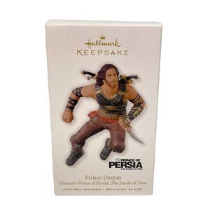 Disney Hallmark Keepsake Ornament Prince of Persia - Prince Dastan 2010 - NEW